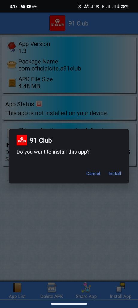install 91Club
